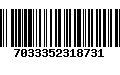Código de Barras 7033352318731
