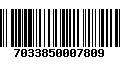 Código de Barras 7033850007809