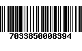 Código de Barras 7033850008394