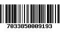 Código de Barras 7033850009193