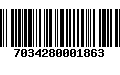 Código de Barras 7034280001863