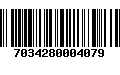 Código de Barras 7034280004079