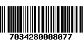 Código de Barras 7034280008077