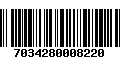 Código de Barras 7034280008220