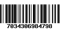 Código de Barras 7034306984798