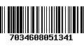 Código de Barras 7034608051341