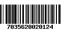 Código de Barras 7035620020124