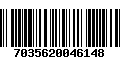 Código de Barras 7035620046148