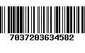 Código de Barras 7037203634582