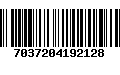 Código de Barras 7037204192128