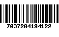 Código de Barras 7037204194122