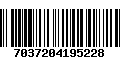 Código de Barras 7037204195228