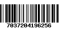 Código de Barras 7037204196256