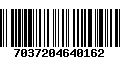 Código de Barras 7037204640162