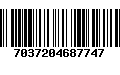 Código de Barras 7037204687747