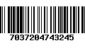 Código de Barras 7037204743245