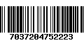 Código de Barras 7037204752223