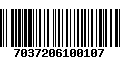 Código de Barras 7037206100107