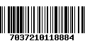 Código de Barras 7037210118884