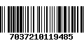 Código de Barras 7037210119485