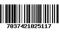 Código de Barras 7037421025117