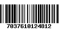 Código de Barras 7037610124812