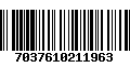 Código de Barras 7037610211963