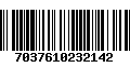 Código de Barras 7037610232142