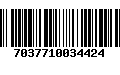 Código de Barras 7037710034424