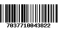 Código de Barras 7037710043822