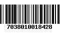 Código de Barras 7038010018428