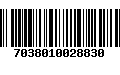 Código de Barras 7038010028830