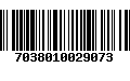 Código de Barras 7038010029073