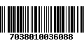 Código de Barras 7038010036088