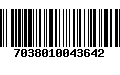 Código de Barras 7038010043642