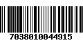 Código de Barras 7038010044915