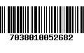 Código de Barras 7038010052682