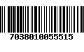 Código de Barras 7038010055515