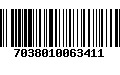 Código de Barras 7038010063411