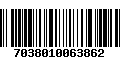 Código de Barras 7038010063862