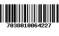 Código de Barras 7038010064227