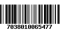 Código de Barras 7038010065477