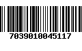 Código de Barras 7039010045117