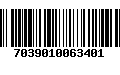 Código de Barras 7039010063401