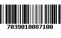 Código de Barras 7039010087100