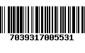 Código de Barras 7039317005531