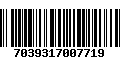 Código de Barras 7039317007719