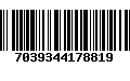 Código de Barras 7039344178819