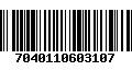 Código de Barras 7040110603107