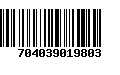 Código de Barras 704039019803